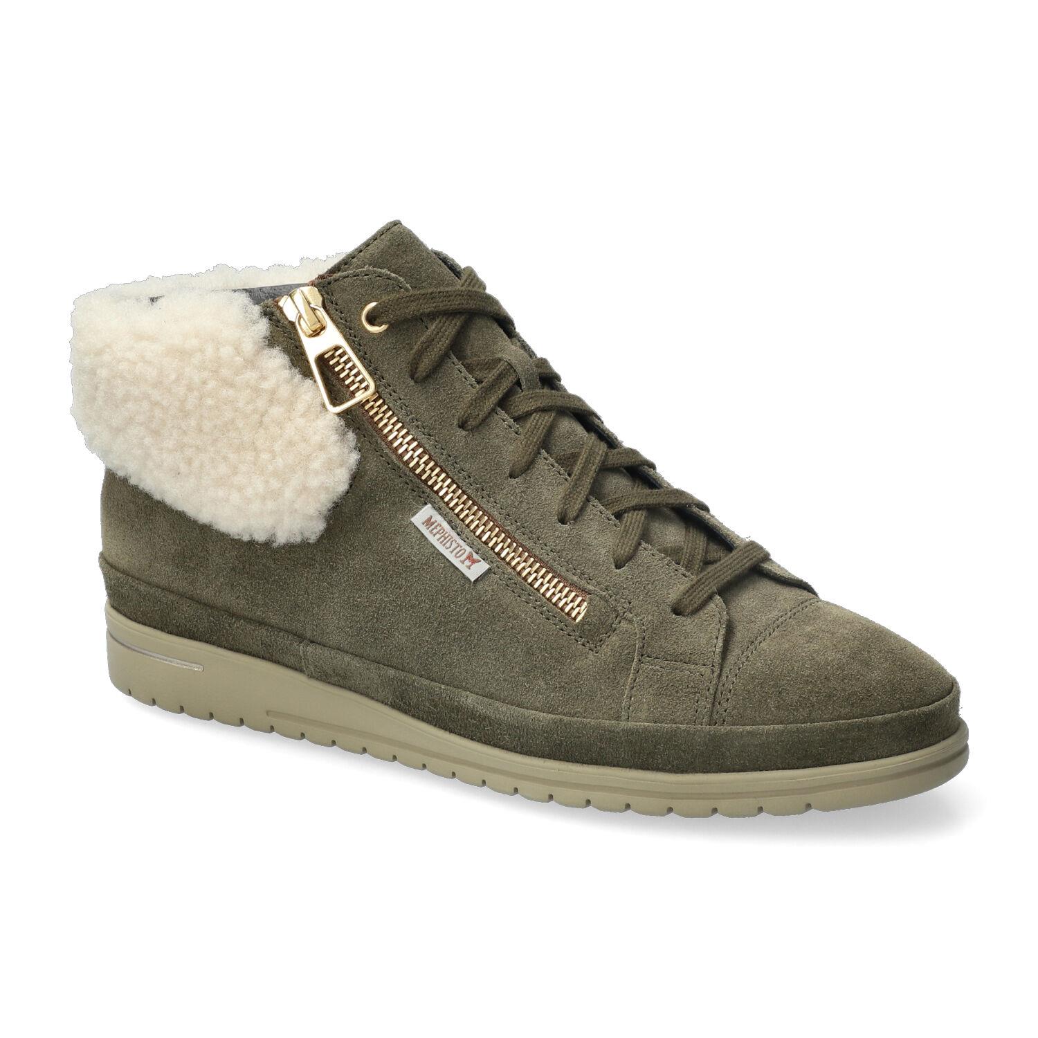 bottines femme modèle Julinka vert fonce - Mephisto